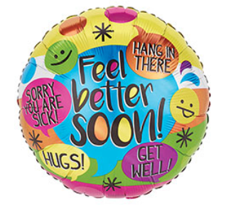 Get Well Soon Balloons 18 Speedy Recovery FCK 